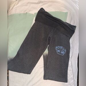 BOYS LIE ombré grey-sea foam thermal flare pants! ❄️